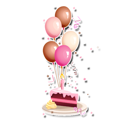 Birthday Balloon Sticker PNG Images